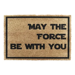 Rohožka z kokosového vlákna 40x60 cm – May the Force Be With You