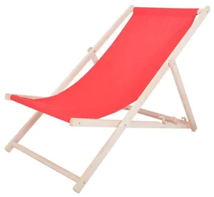 Rojaplast Bahama Lehátko – Polyester, Červené