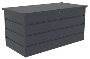 Rojaplast MAX F 1 072 l – tmavě šedý kovový úložný box