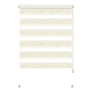 Roleta den a noc Zebra Silvalin Gardinia 42,5x150 cm přírodní