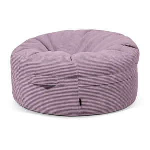 Roll 105 – fialový manšestrový sedací vak SLOWDOWN