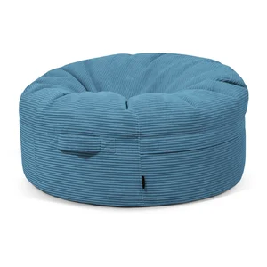 Roll 105: modrý manšestrový sedací vak od SLOWDOWN