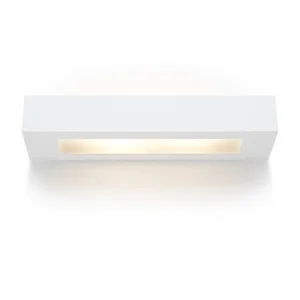 ROLO Nástěnné sádrové svítidlo 230V E14 2x40W – Červená