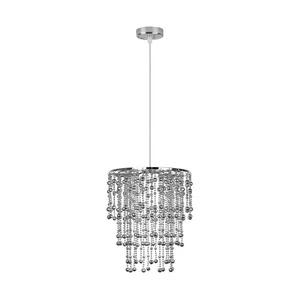 Roni závěsné svítidlo stříbrné Ø22,5 cm – Candellux Lighting
