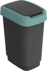 ROTHO Twist 10 L odpadkový koš – zelený
