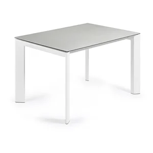 Rozkládací jídelní stůl Axis Hydra Plomo 80×120 cm s keramickou deskou – Kave Home