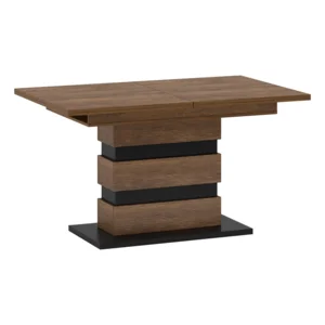 Rozkládací jídelní stůl DELIS S 140–180 × 86 cm, dub bolzano / černá