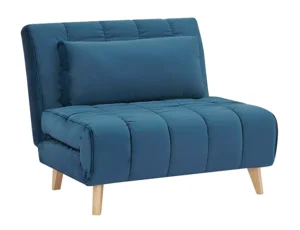 Rozkládací křeslo Billy Velvet modré