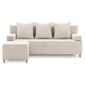 Rozkládací pohovka Fireze s podnožkou