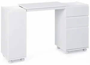 Rozkládací psací stůl Laptop Office bílý
