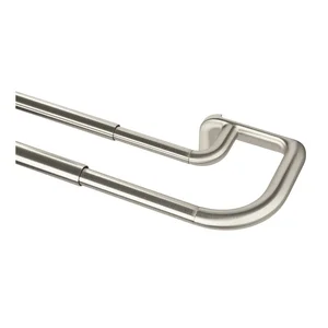 Roztažitelná dvojitá nerezová garnýž Twilight