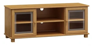 RTV stolek TAMONAD 2, borovice, olše, šířka 118 cm