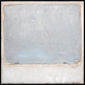 Ručně malovaný obraz 100 × 100 cm – Blue Inside (Malerifabrikken)