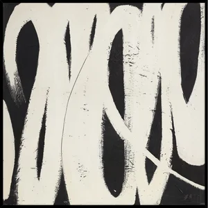 Ručně malovaný obraz 100 × 100 cm – Spinning Around