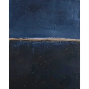 Ručně malovaný obraz 78 × 98 cm Edge Blue