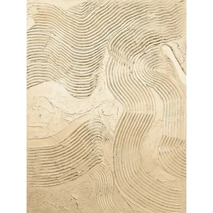 Ručně malovaný obraz 88×118 cm Metallic Champagne – Malerifabrikken