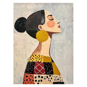 Ručně malovaný obraz Mae 70x100 cm
