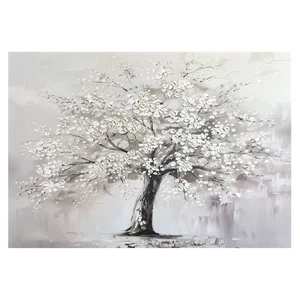 Ručně malovaný obraz White Tree 70x100 cm