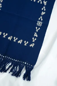 Ručním tkaný mini ubrus s ixil ornamenty