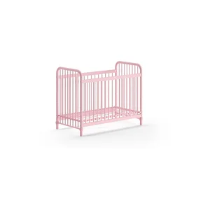 Růžová kovová postýlka BRONXX 60×120 cm – Vipack