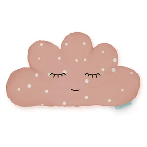 Růžový dětský polštář Little Nice Things Cloud