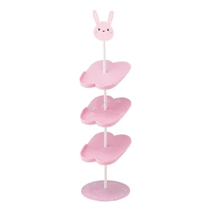 Růžový dětský stojan na boty YAMAZAKI Kid´s Shoe Rack