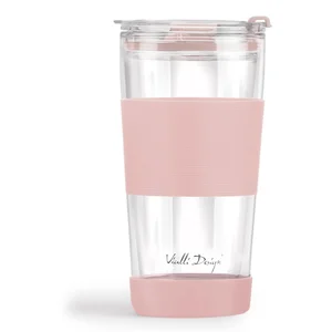 Růžový termohrnek Fuori 600 ml