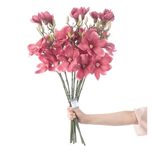 Sada 10 umělých magnolií 69 cm