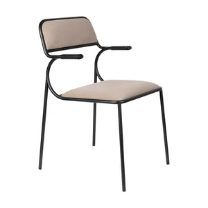 Sada 2 béžových jídelních židlí Alba