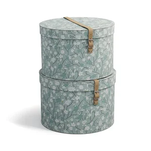 Sada 2 kartonových boxů s víkem – Bigso Box of Sweden