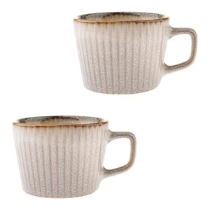 Sada 2 keramických hrnků na cappuccino, 190 ml Tone Dakls