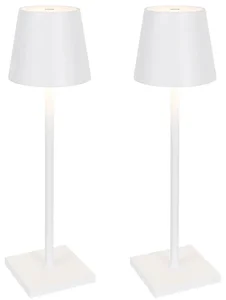 Sada 2 moderních venkovních LED stolních lamp Janet