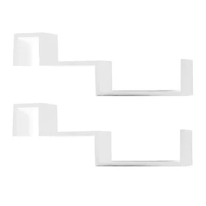 Sada 2 polic MDF foliovaná bílé – FRI NEW