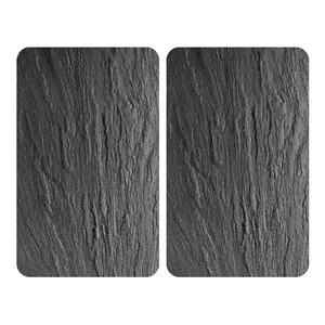 Sada 2 skleněných krytů na sporák Wenko Slates 52 × 30 cm