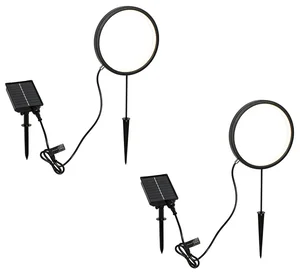 Sada 2 solárních bodových svítidel Adalind 50 cm