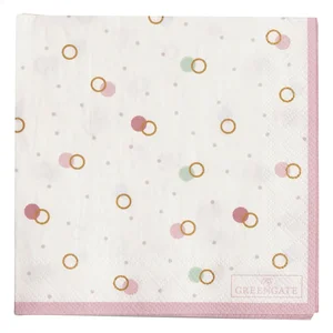 Sada 20 papírových ubrousků Green Gate Kylie