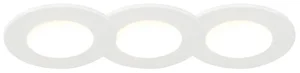Sada 3 LED zapuštěných bodových světel Blanca