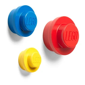 Sada 3 nástěnných věšáků LEGO Colour