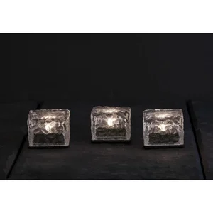 Sada 3 solárních svíček Icecube – Star Trading