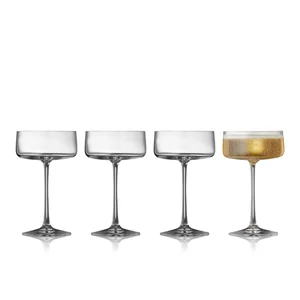 Sada 4 sklenic na sekt Zero 260 ml – Lyngby Glas