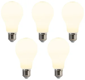 Sada 5 LED žárovek E27 A67 8W 900lm 2700K