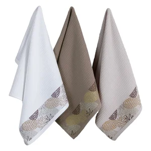 Sada 6 bavlněných utěrek 40x60 cm Pineapple