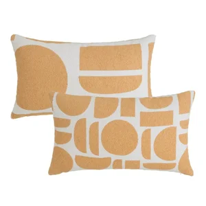 Sada dekorativních bouclé polštářů 30x50 cm