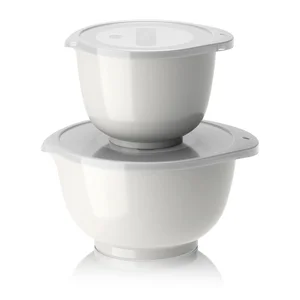 Sada dvou bílých misek Margrethe Ø23 cm