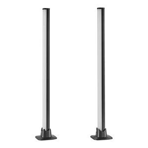 Sada dvou černých kovových LED stolních lamp Boy, 55 cm
