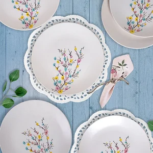 Sada keramických talířů My Ceramic Spring 26 cm