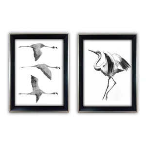 Sada obrazů Crane 2x35x45 cm Wallity