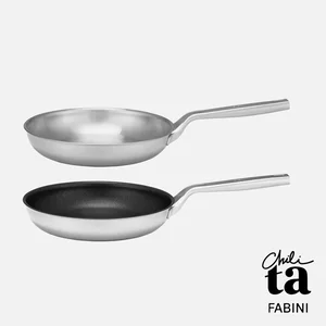 Sada pánví Fabini - Nerezová a keramická, 2 kusy