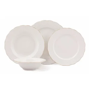 Sada porcelánového nádobí Kutahya Simplicity 24 díly