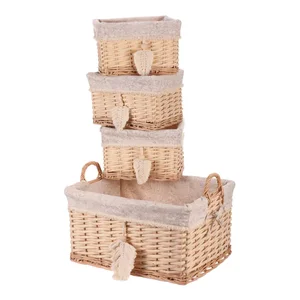 Sada proutěných košů PRE210 (4 ks)